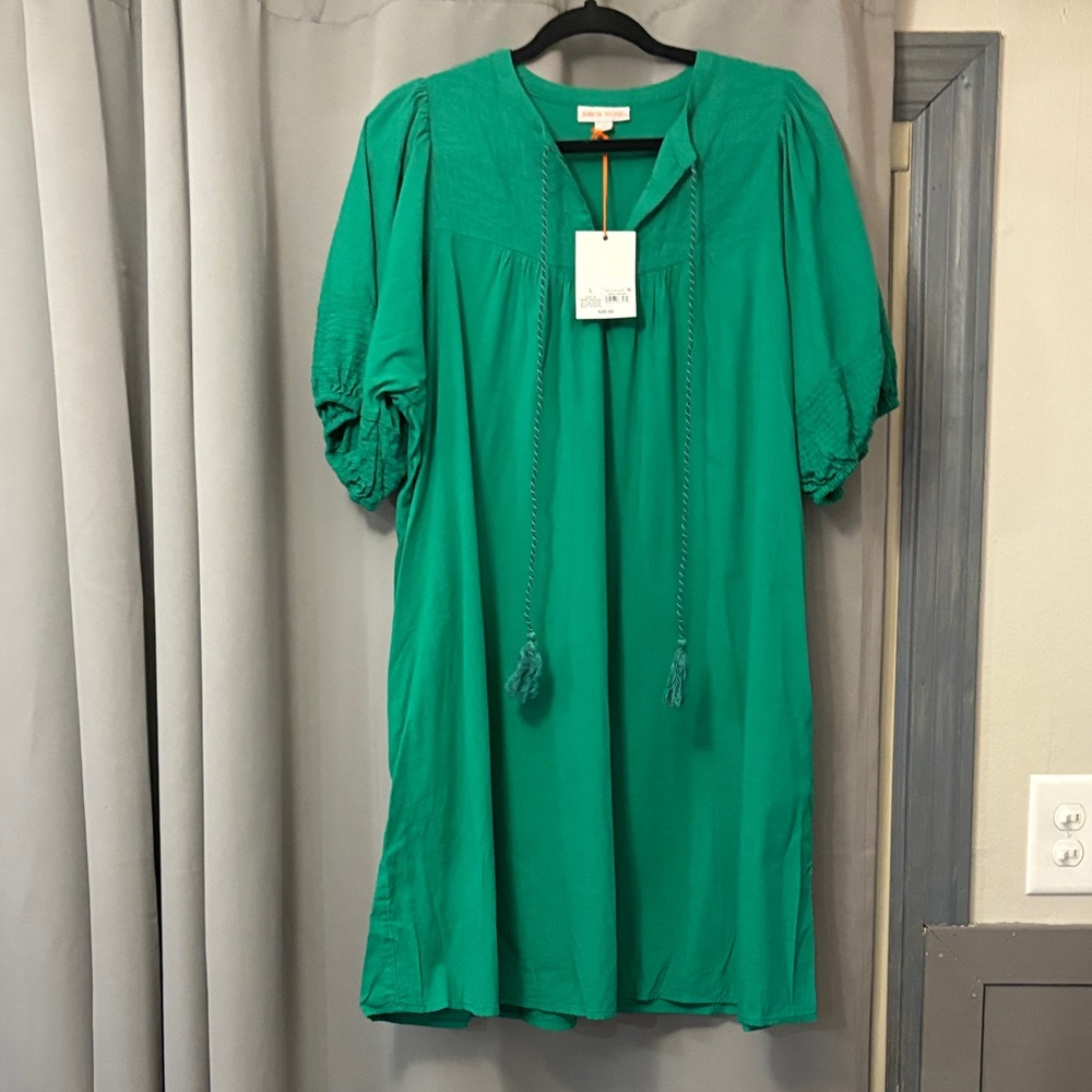 Knox Rose Vibrant Green Mini Dress
